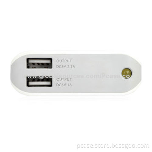 Power Bank for Smart Mobile Phones, 1,000/2,100mA Output Current, 6,000mAh Battery Capacity